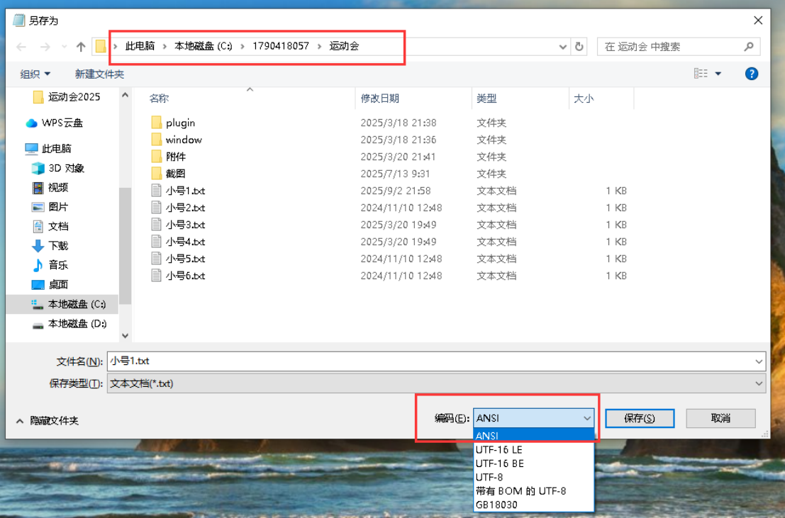 编码设置3